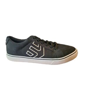Etnies Mens Flip Retro Low Black Skate Sneakers Sz 11 Grunge Revival Streetwear